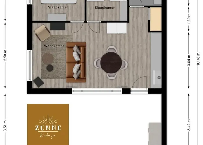 Boshuisje Zunne 度假居